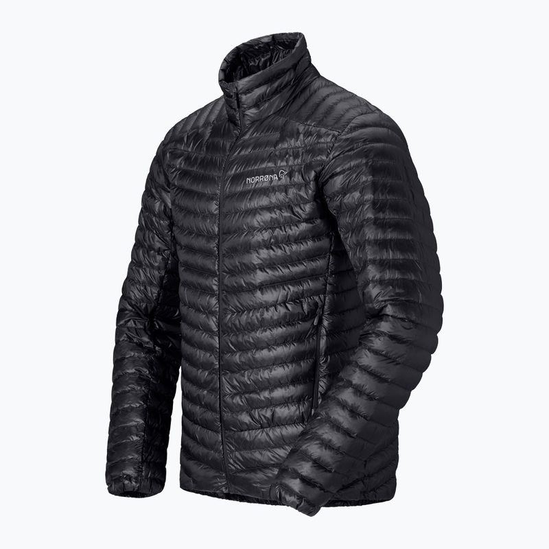 Herren-Daunenjacke NORRONA Trollveggen Down800 Super Light caviar black 7