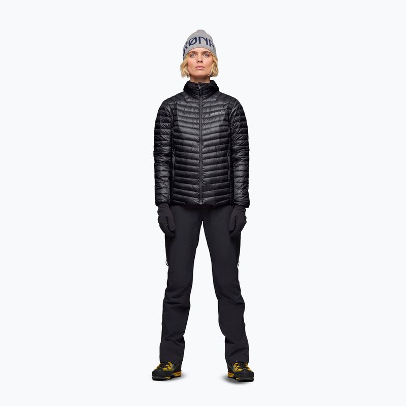 Damen-Daunenjacke NORRONA Trollveggen Down800 Super Light caviar black 2