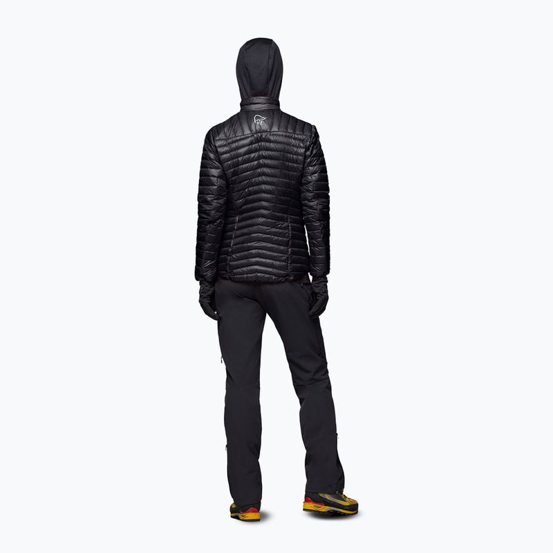 Damen-Daunenjacke NORRONA Trollveggen Down800 Super Light caviar black 3