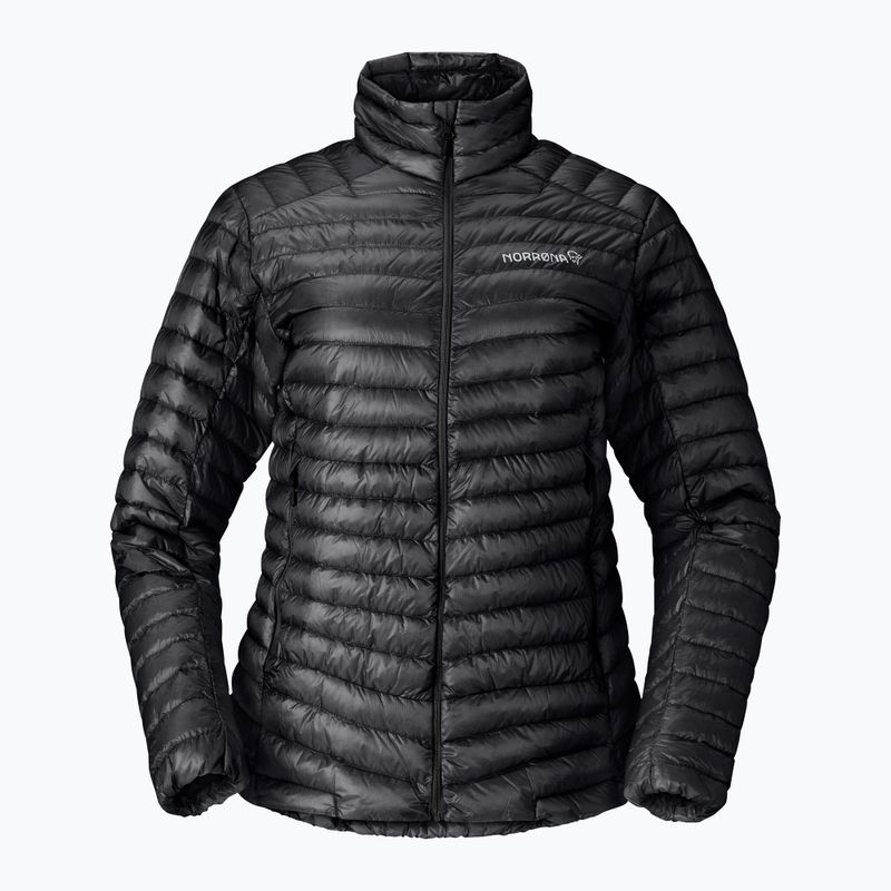 Damen-Daunenjacke NORRONA Trollveggen Down800 Super Light caviar black 6