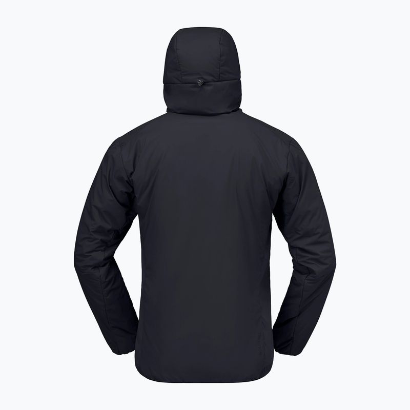 Gefütterte Herrenjacke NORRONA Femund Thermo60 Zip Hood caviar black 2