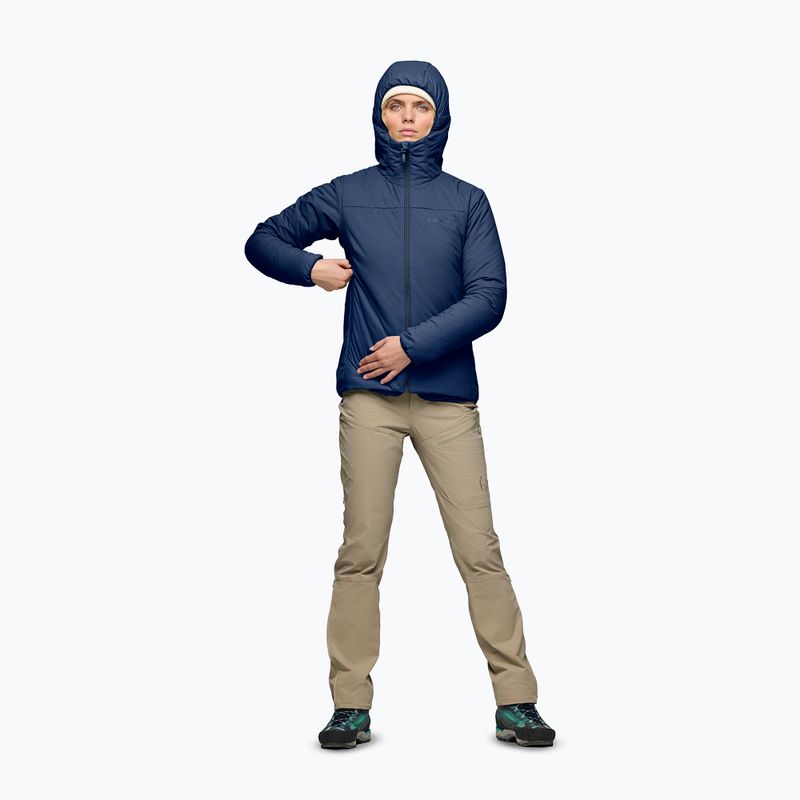 Gefütterte Damenjacke NORRONA Femund Thermo60 Zip Hood indigo night 2