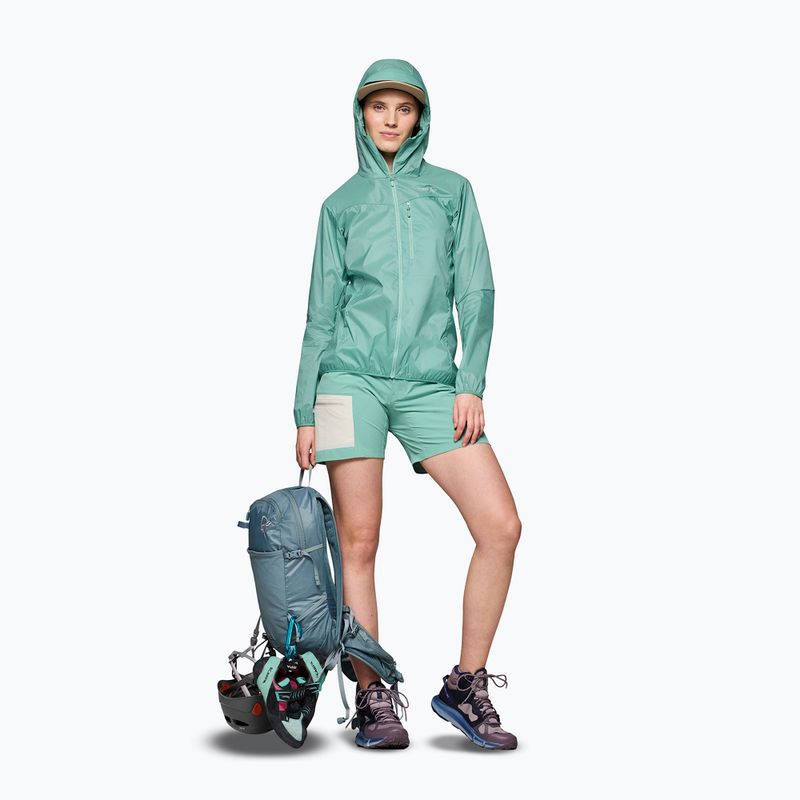 Windjacke für Damen NORRONA Faketind Aero60 Zip Hood aqua haze 2