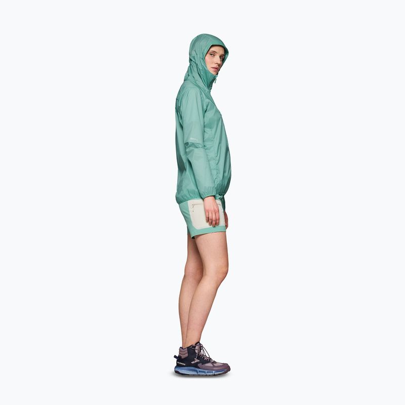 Windjacke für Damen NORRONA Faketind Aero60 Zip Hood aqua haze 4