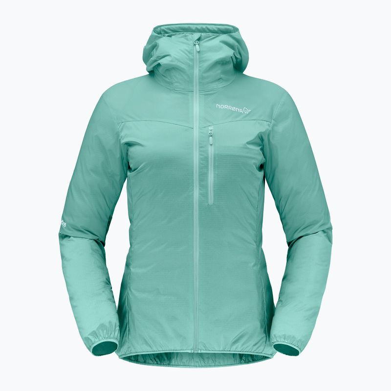 Windjacke für Damen NORRONA Faketind Aero60 Zip Hood aqua haze 5