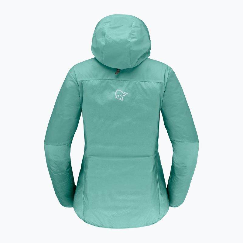 Windjacke für Damen NORRONA Faketind Aero60 Zip Hood aqua haze 6