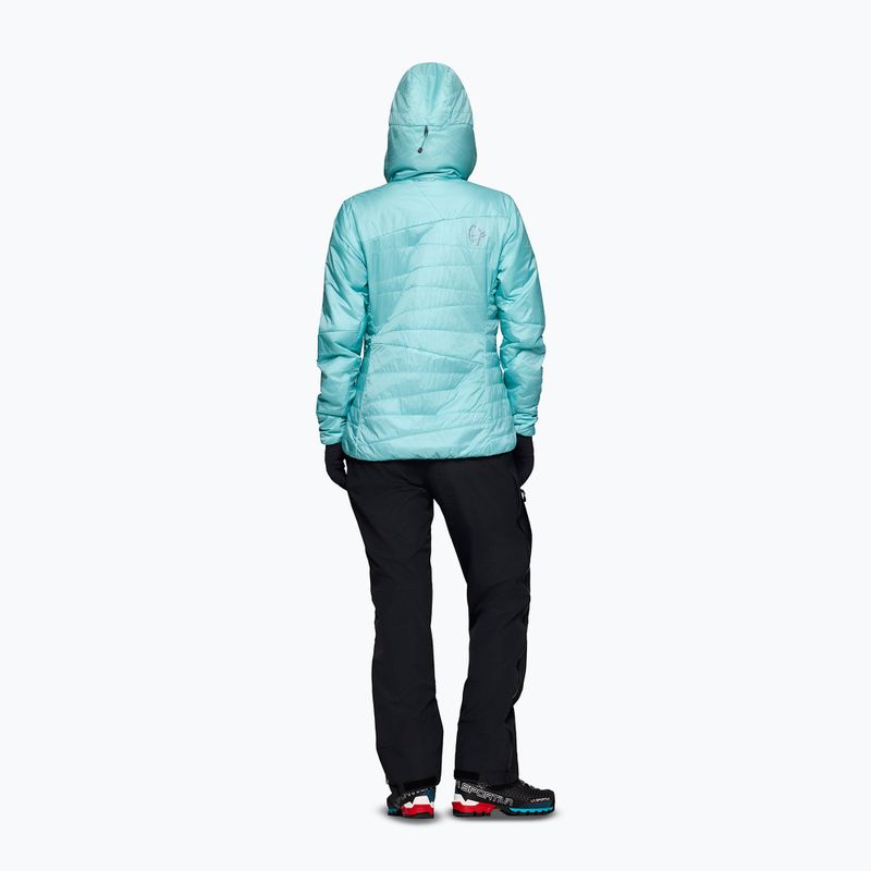 Gefütterte Damenjacke NORRONA Faketind Thermo40 Zip Hoodie aqua haze 3