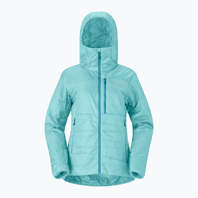 Gefütterte Damenjacke NORRONA Faketind Thermo40 Zip Hoodie aqua haze 5