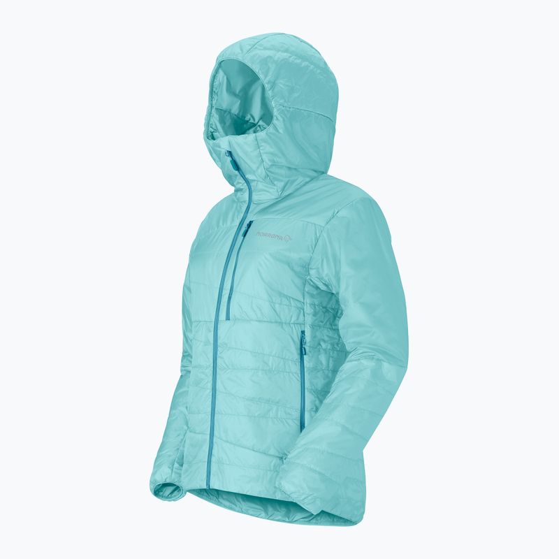 Gefütterte Damenjacke NORRONA Faketind Thermo40 Zip Hoodie aqua haze 7