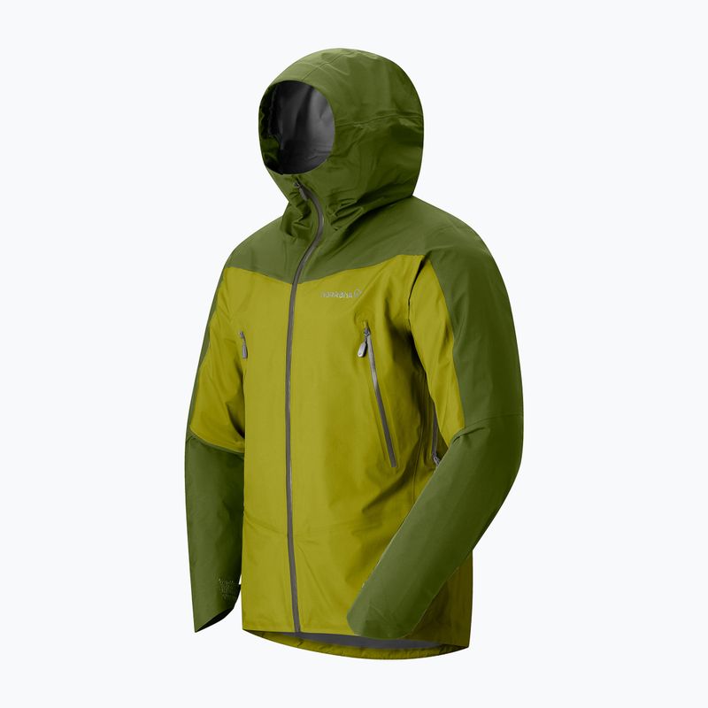 Herren-Regenjacke NORRONA Falketind Gore-Tex golden lime/pesto 6