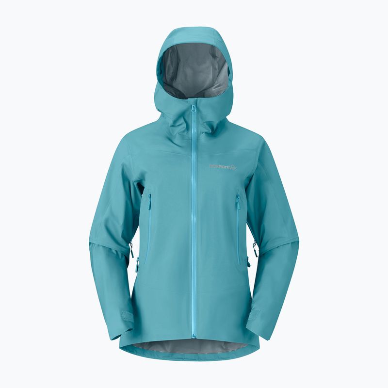 Damen-Regenjacke NORRONA Falketind Gore-Tex brittany blue 5