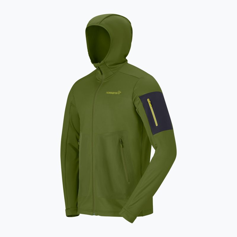 Herren-Trekkingsweatshirt NORRONA Falketind Warm2 Stretch Hood pesto 7