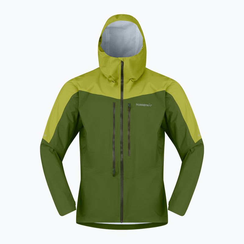Herren-Regenjacke NORRONA Falketind Dri1 pesto/golden lime 6