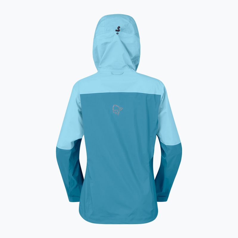 Regenjacke Damen NORRONA Falketind Dri1 brittany blue/aqua haze 6