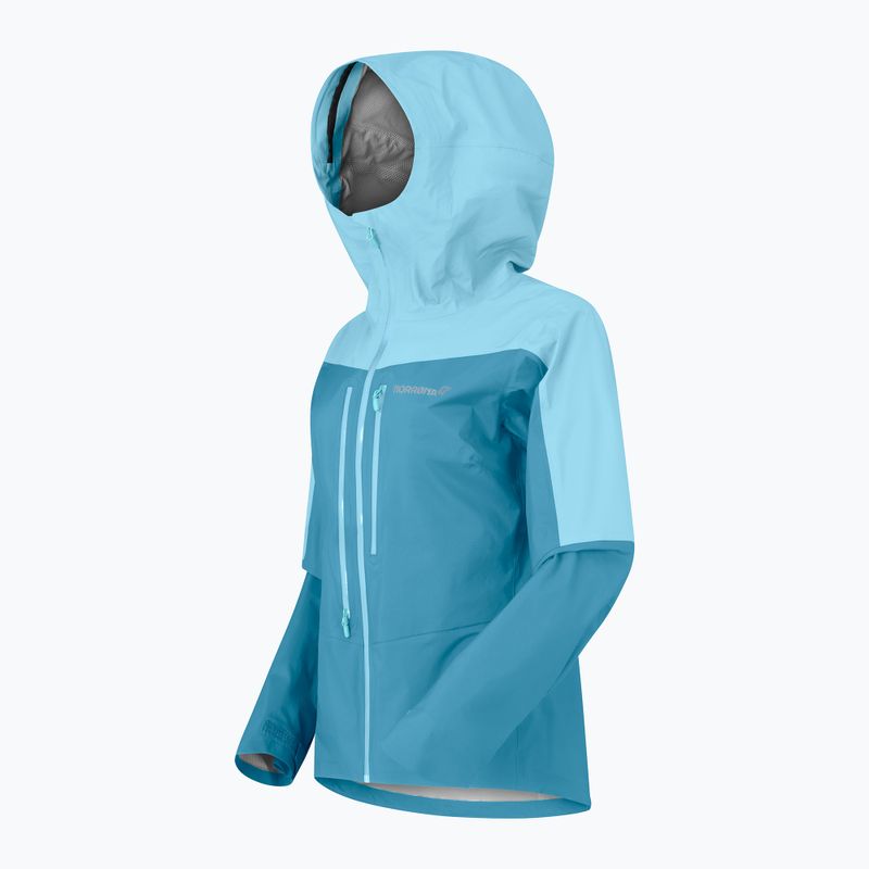 Regenjacke Damen NORRONA Falketind Dri1 brittany blue/aqua haze 7