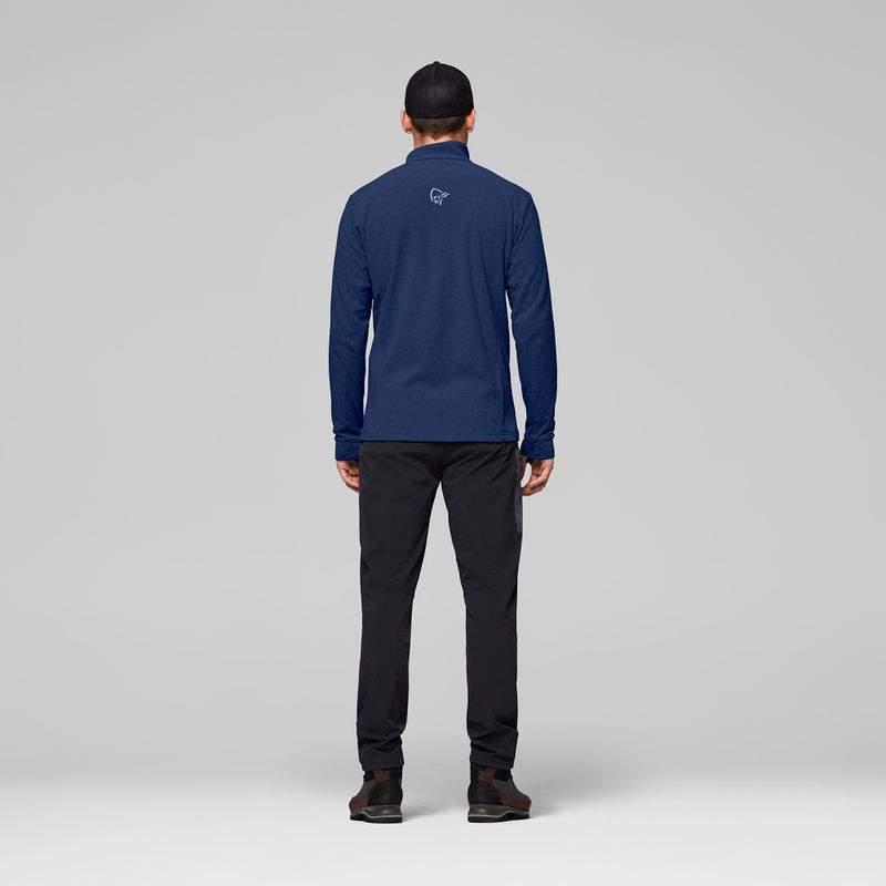 Herren-Trekkingsweatshirt  NORRONA Falketind Warm2 indigo night 3