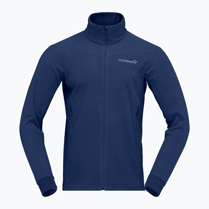 Herren-Trekkingsweatshirt  NORRONA Falketind Warm2 indigo night 5