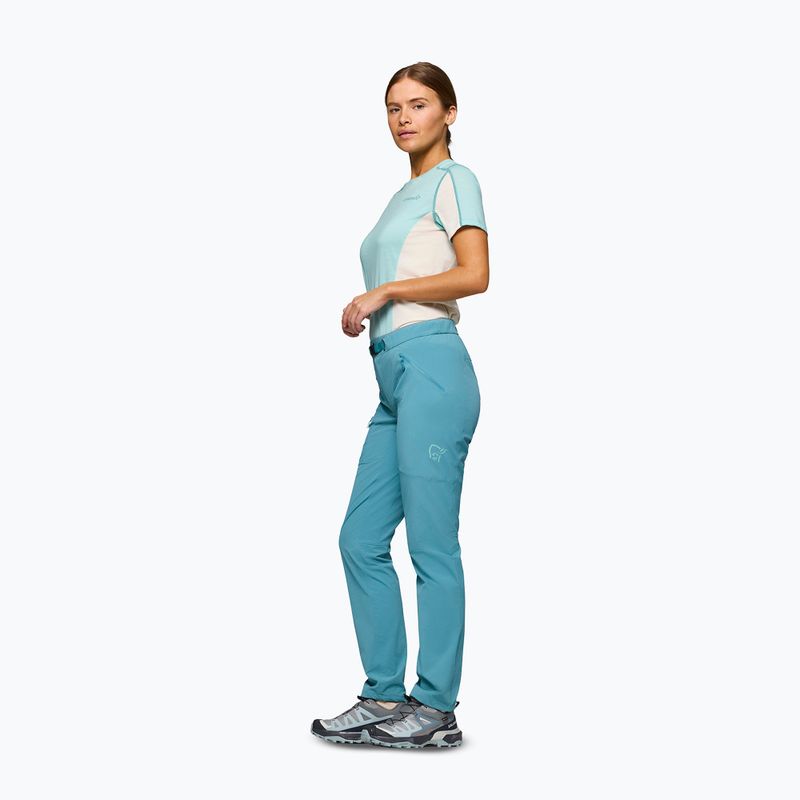 Trekkinghose Damen NORRONA Falketind Flex1 Light brittany blue 4