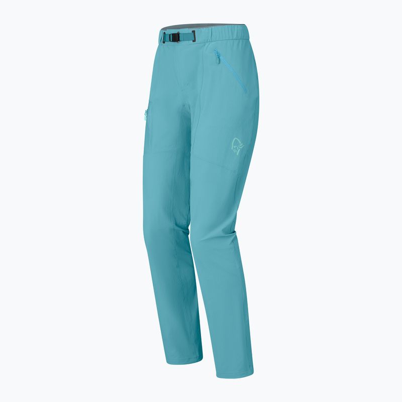 Trekkinghose Damen NORRONA Falketind Flex1 Light brittany blue 7