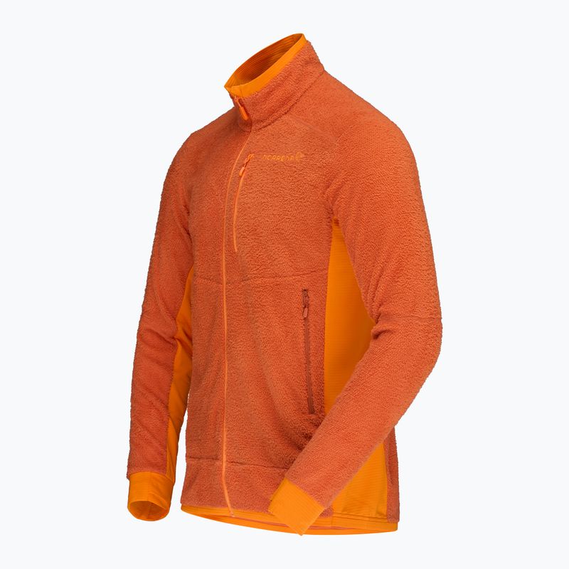 Fleecejacke für Herren NORRONA Falketind Warm1 Active gold flame/exuberance 7