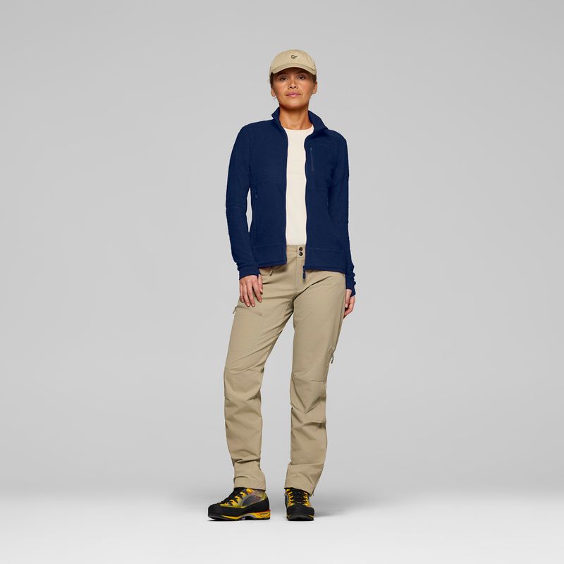 Fleecejacke für Damen NORRONA Falketind Warm1 Active indigo night 2