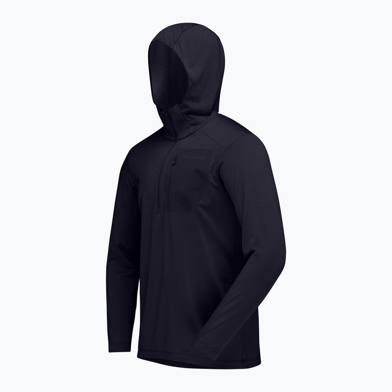 Herren-Trekkingsweatshirt NORRONA Falketind Warm1 Hood caviar black 7