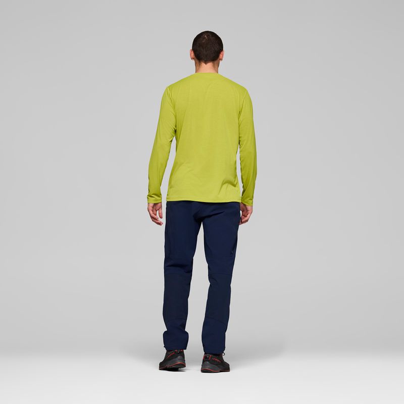 Longsleeve Herren NORRONA Femund Tech golden lime 3