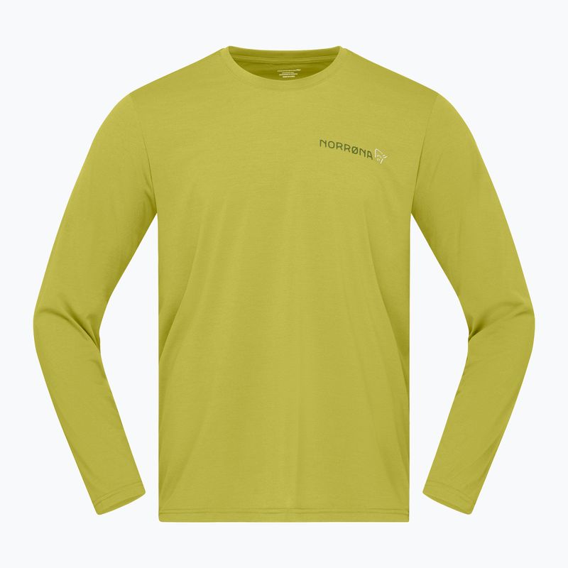 Longsleeve Herren NORRONA Femund Tech golden lime 5