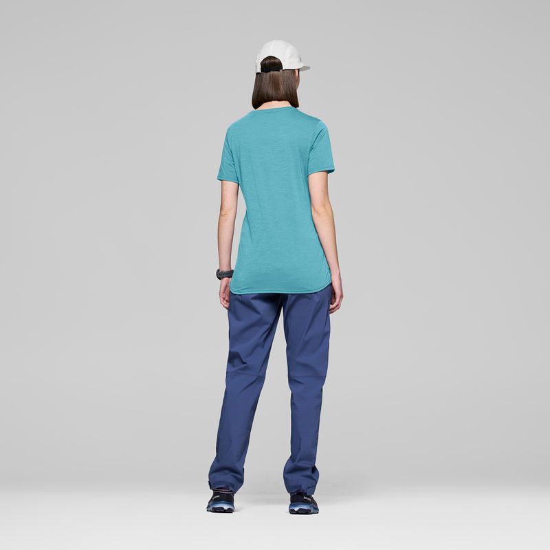 Damen-T-Shirt NORRONA Femund Equaliser Merino brittany blue 3