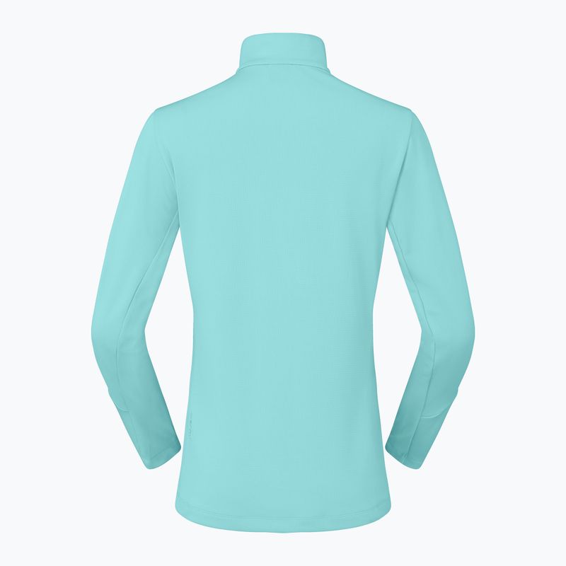 Damen-Trekkingsweatshirt NORRONA Femund Warm1 Zip Neck aqua haze/trooper 6