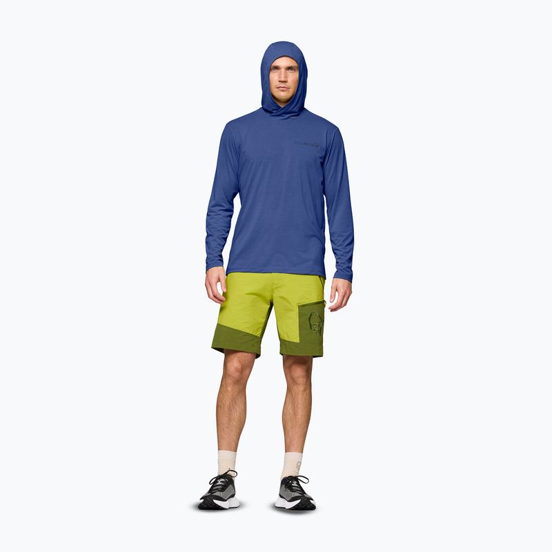 Herren-Trekkingsweatshirt NORRONA Femund Tech Hood vintage indigo 2