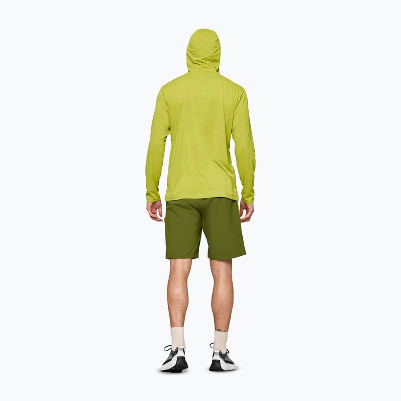 Herren-Trekkingsweatshirt NORRONA Femund Tech Hood golden lime 3