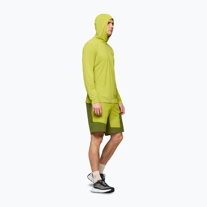 Herren-Trekkingsweatshirt NORRONA Femund Tech Hood golden lime 4