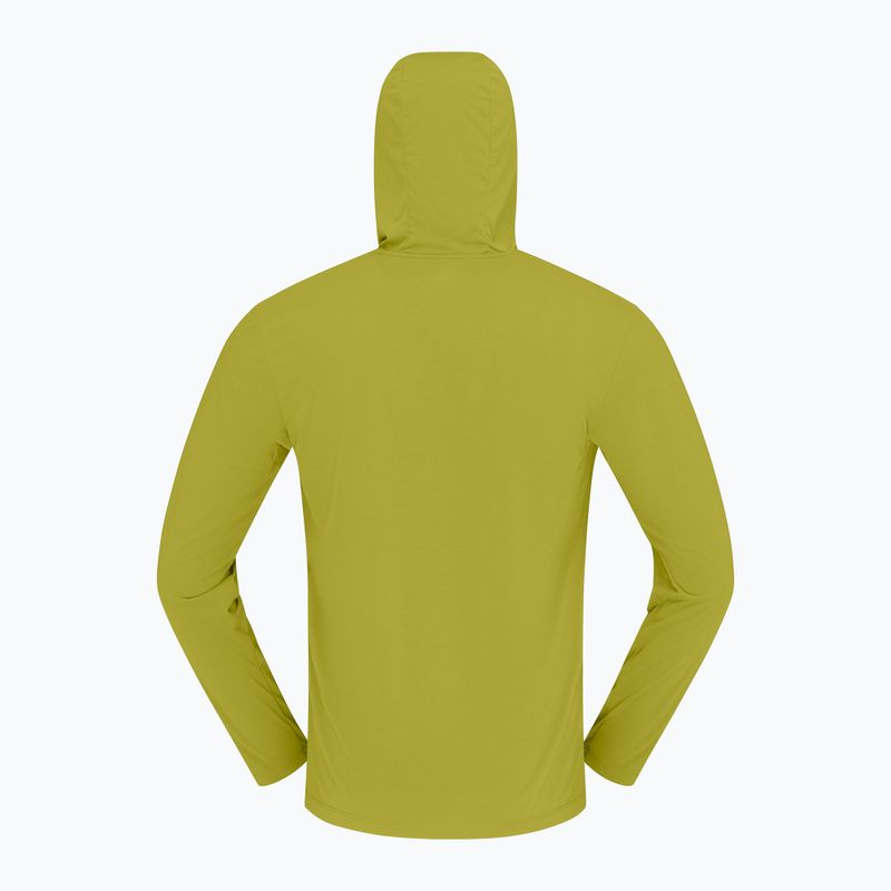 Herren-Trekkingsweatshirt NORRONA Femund Tech Hood golden lime 7