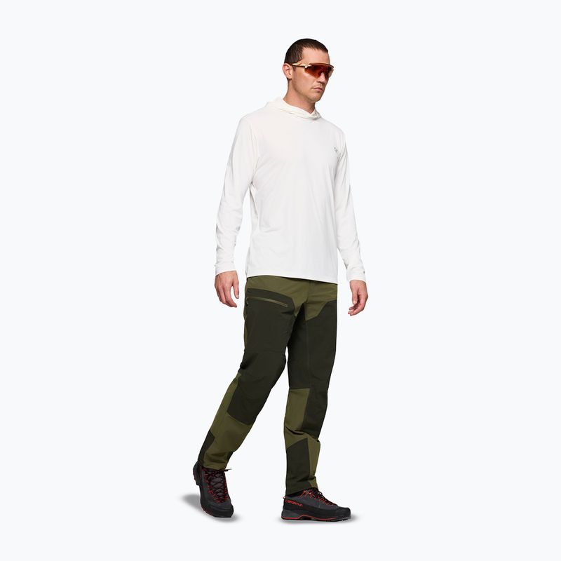 Herren-Trekkingsweatshirt NORRONA Femund Tech Hood snow white 4
