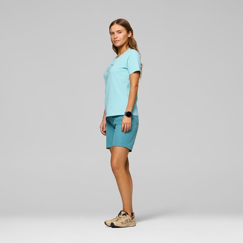 Damen-T-Shirt NORRONA Cotton Viking aqua haze 4