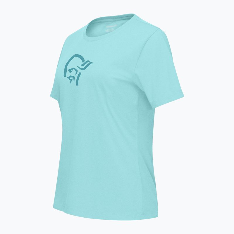Damen-T-Shirt NORRONA Cotton Viking aqua haze 7