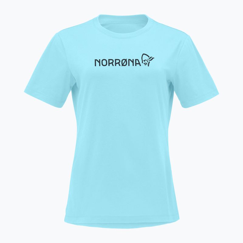 Damen-T-Shirt NORRONA Cotton Norrøna Viking aqua haze 4