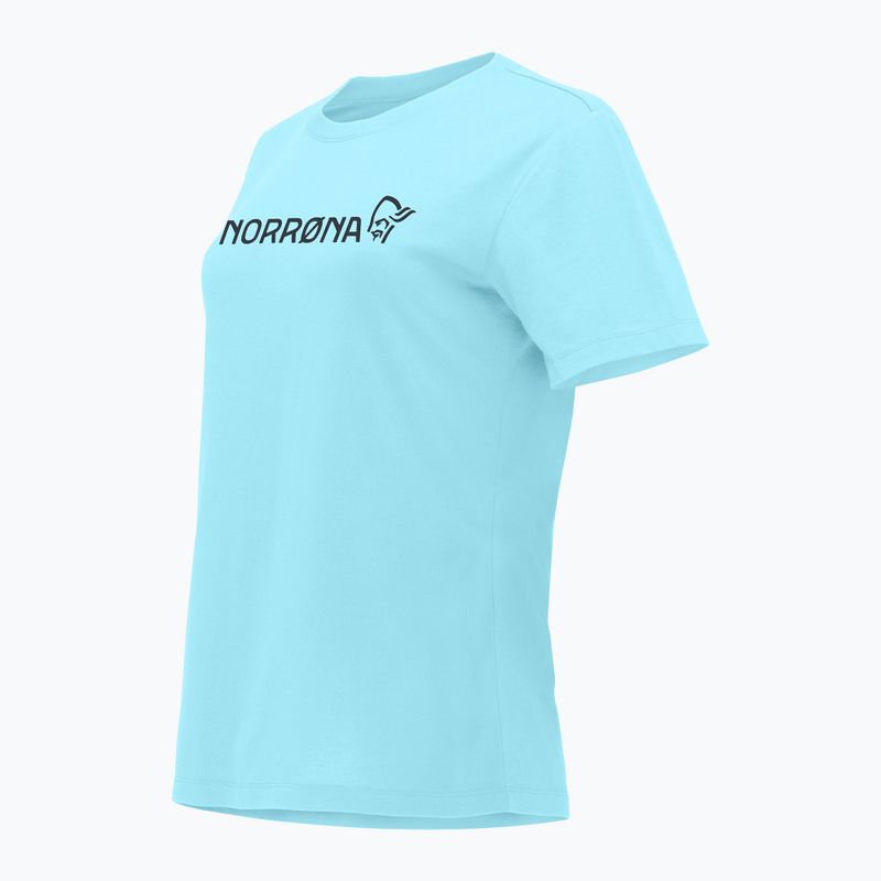 Damen-T-Shirt NORRONA Cotton Norrøna Viking aqua haze 6