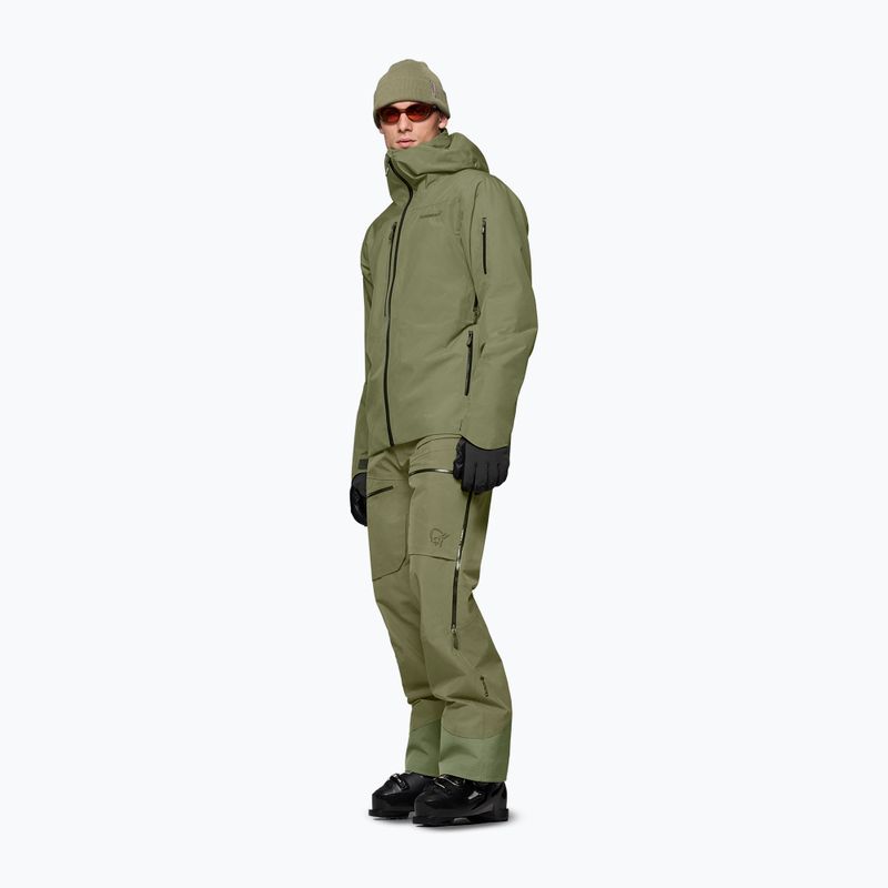 Herren-Skijacke NORRONA Lofoten Gore-Tex Insulated deep lichen green 2