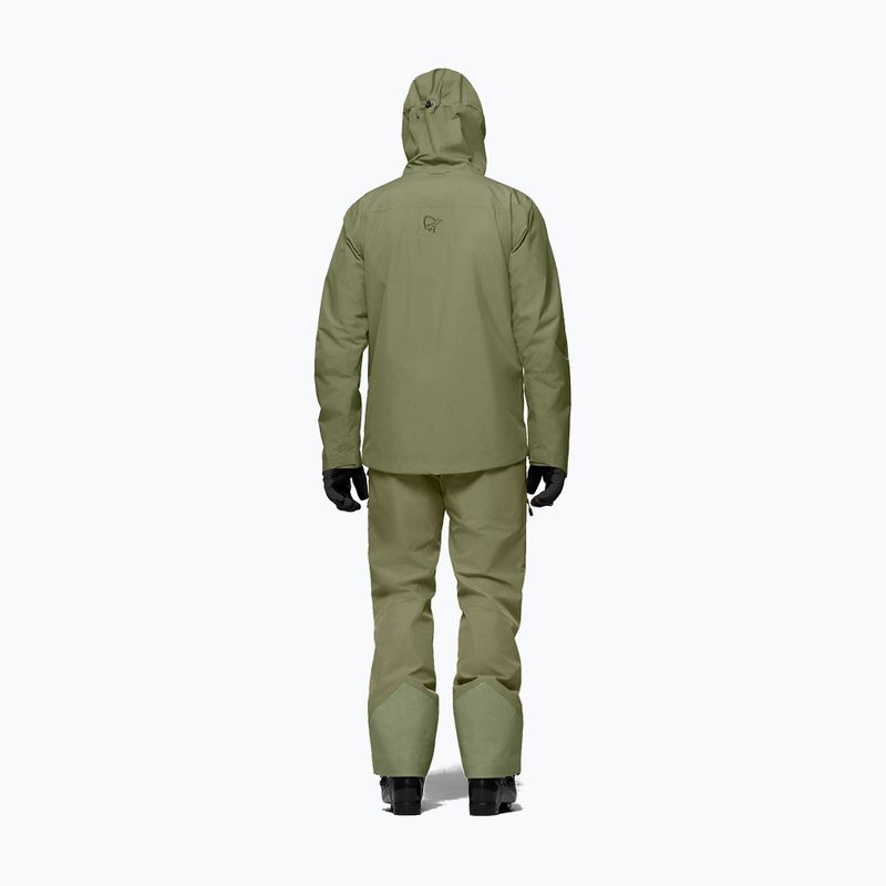 Herren-Skijacke NORRONA Lofoten Gore-Tex Insulated deep lichen green 3