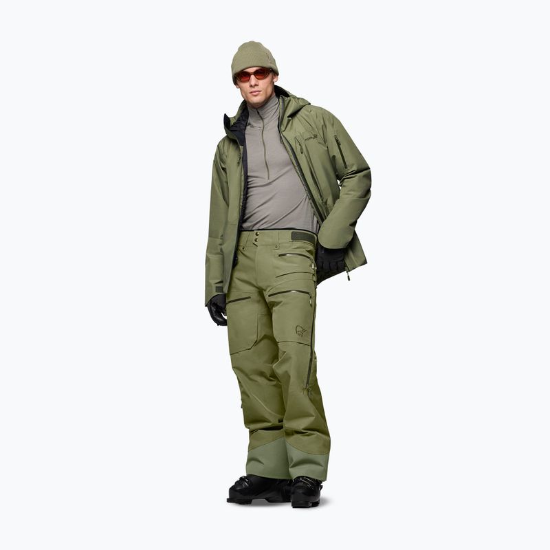 Herren Skihose Norrona Lofoten Gore-Tex Insulated deep lichen green 2