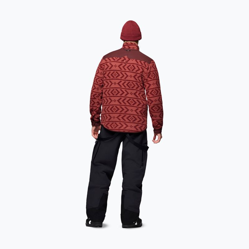 Fleecejacke für Herren Norrona Tamok Warm3 cowhide/port 3