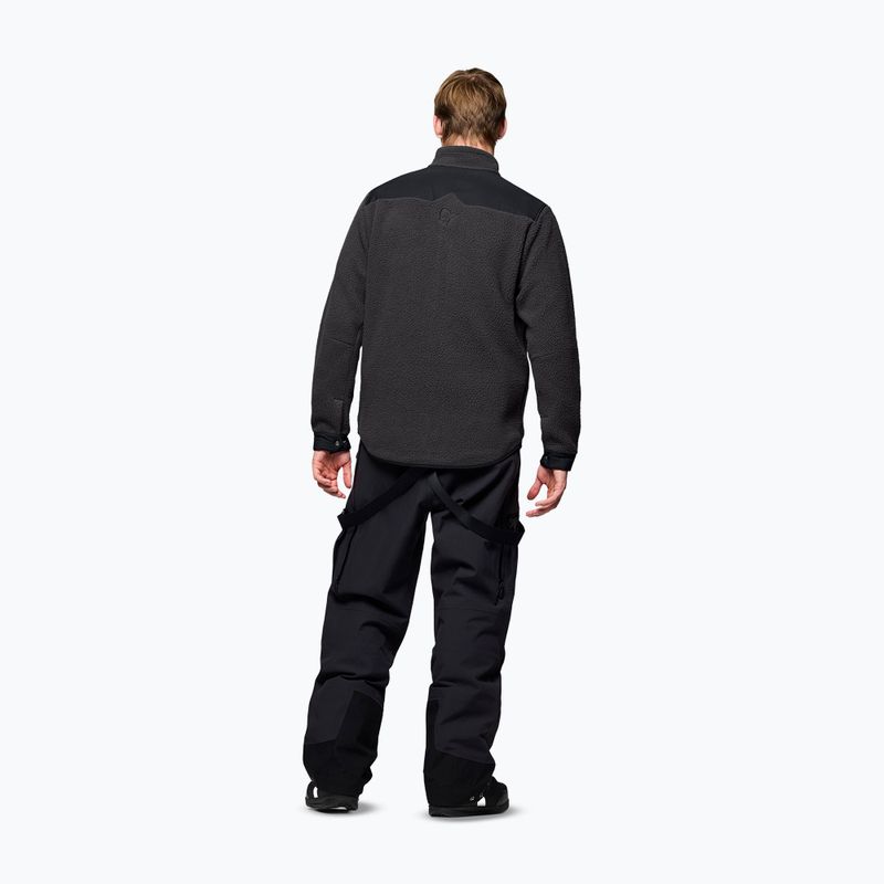Fleecejacke für Herren Norrona Tamok Warm3 phantom/caviar black 3