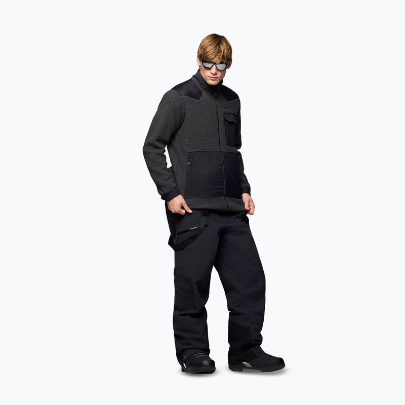 Fleecejacke für Herren Norrona Tamok Warm3 phantom/caviar black 4