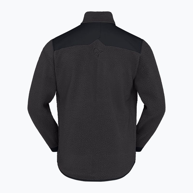 Fleecejacke für Herren Norrona Tamok Warm3 phantom/caviar black 6
