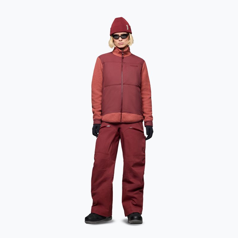 Fleecejacke für Herren Norrona Tamok Warm3 cowhide/port 2