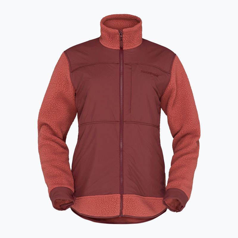 Fleecejacke für Herren Norrona Tamok Warm3 cowhide/port 5