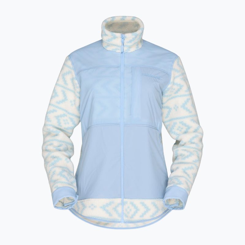 Fleecejacke für Herren Norrona Tamok Warm3 whisper white/cashmere blue 4