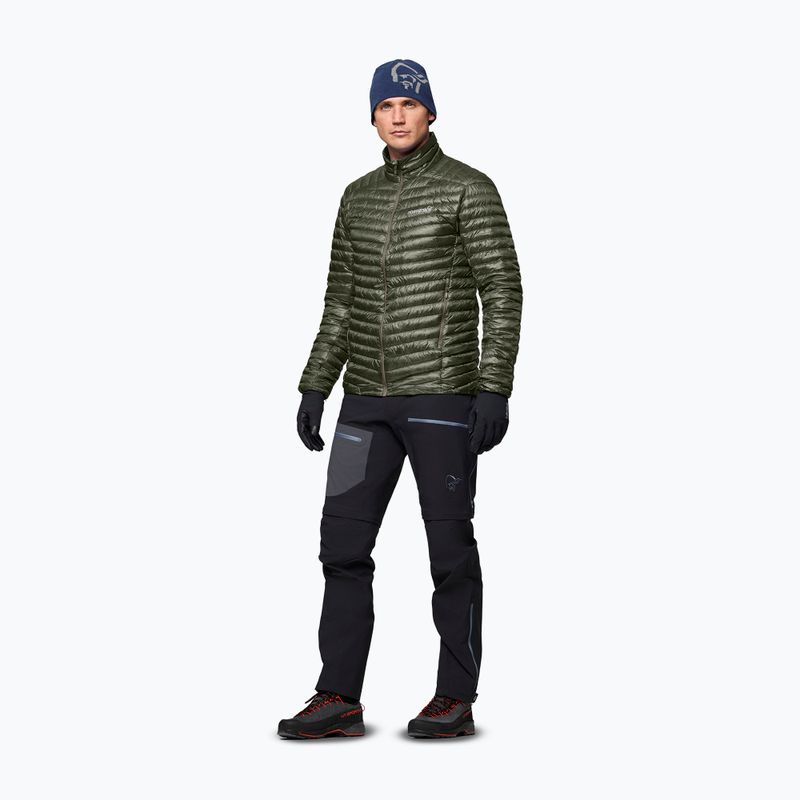 Herren-Daunenjacke Norrona Trollveggen Down800 Super Light Deep Lichen Green 2